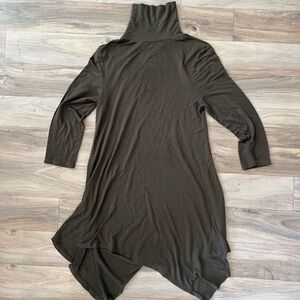 Zenana Outfitters Asymmetrical Turtleneck